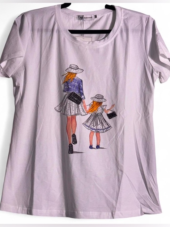 nali collection Other - Mother & Daughter Bling Graphic Tee